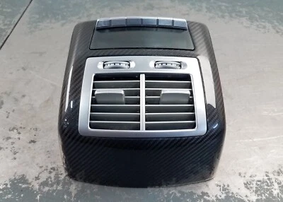 2013 Mercedes AMG S63  Carbon Center Console Rear A/C Vents / Controls #4473 V9 - Image 1 of 4