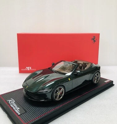1/18 MR Collection Ferrari Roma Spider Verde Zeltweg Green Limited 49 PCs W Case - Image 1 of 4