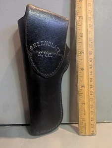 FUNDA DE CINTURÓN DE CUERO VINTAGE GREENBLATT NYC PARA PISTOLA REVÓLVER HECHA EN EE. UU. - Imagen 1 de 11