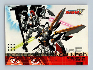 Gundam Wing Mobile Suit - Wing Gundam VS Tallgeese GW-6 - Upper Deck 2000