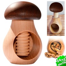 CASCANUECES CASCA NUECES ROMPENUECES EN FORMA HONGO SETA EXPRIMIDOR MUY SOLIDO