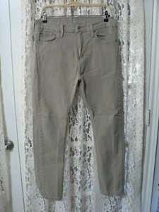 *LEVIS 510 HERREN GRÖSSE 33 (33x28,5) KHAKI HOSE-MITTLERE LEIBHÖHE-STRETCH-EUC - Bild 1 von 10