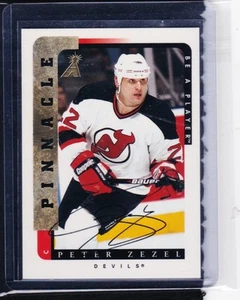 96-97 1996-97 BE A PLAYER PETER ZEZEL AUTOGRAPH AUTO 94 NEW JERSEY DEVILS - Picture 1 of 1