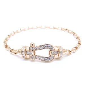 FRED 0B0071-6B1109 Force 10 Medium Model 18K Yellow Gold bracelet Diamond/293885 - Picture 1 of 7
