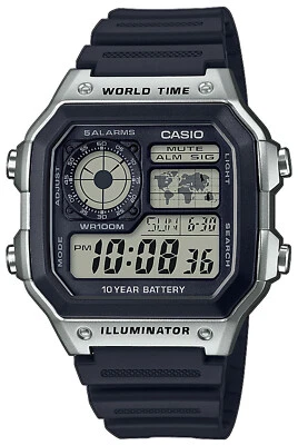 Casio Uhr Digital Uhr AE-1200WH-1CVEF - Bild 1 von 2