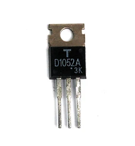 5pc NPN Transistor 2SD1052A D1052A * 50V 3A 30W Power Amplifier TO-220 Toshiba - Picture 1 of 5