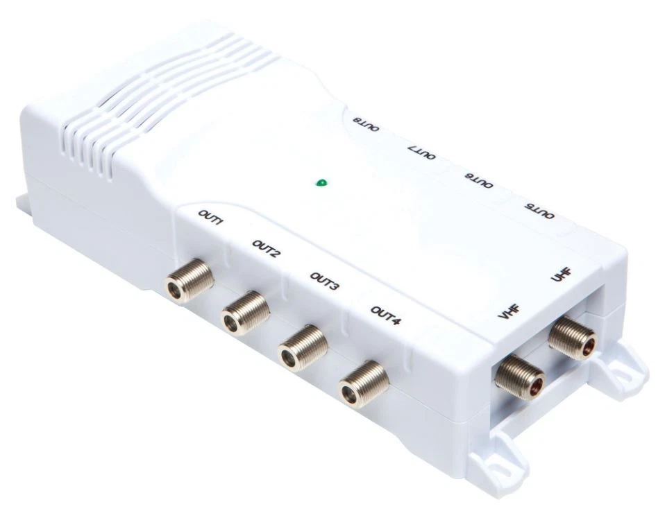 ANTIFERENCE - 75 Series F-Type Distribution Amplifier, 2 In/8 Out - Image 1 of 1
