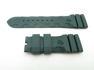 Panerai NUOVO PRODUTTORE VERDE SCURO DI FABBRICA PRODUTTORE DI APPARECCHIATURE ORIGINALI taglia 26mm 22mm 125 - 75mm NUOVO DI ZECCA - Foto 1 di 6