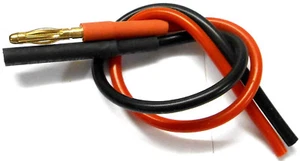 C9015 RC 2mm 2.00mm Gold Bullet Battery Connector Cable 20AWG 10cm Male Female - Picture 1 of 1