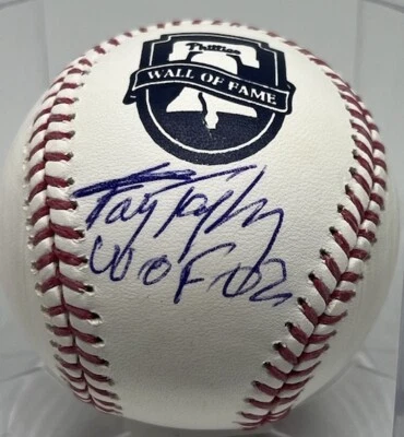 Tony Taylor signed Phillies WOF Wall of Fame Logo Baseball MLB Authentication - Image 1 of 2