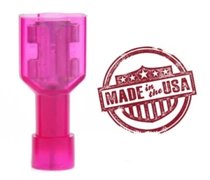 MVP 100 Female Fully Insulated 1/4" Quick Connect Red 18-22 Gauge Wire Terminals - Picture 1 of 1