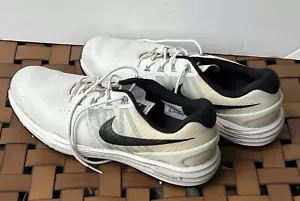 NIKE Lunar Control 3 bianco nero scarpe da golf impermeabili uomo 11,5 scarpe - Foto 1 di 6