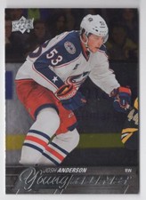 2015-16 Upper Deck Young Guns SILVER FOIL Josh Anderson Rookie Columbus Blue