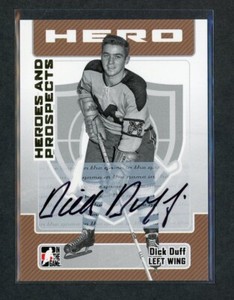 2006-07 ITG Heroes and Prospects Autographs #ADD Dick Duff *17896
