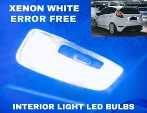 For FORD FIESTA MK7 2009-17 LED WHITE INTERIOR LIGHT BULBS FULL SET UPGRADE KIT - Picture 1 of 1