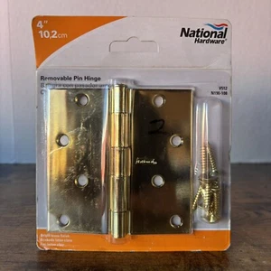 4” Removable Pin Hinge - V512 - N190-108 National Hardware NOS - Picture 1 of 10