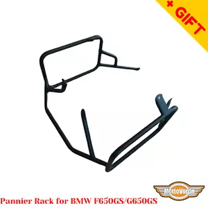 For BMW F650 GS Side carrier pannier rack cases G650GS Sertao F650GS Dakar,Bonus - Picture 1 of 13