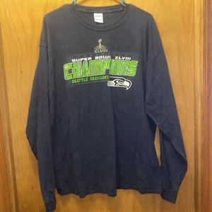 Long Sleeve Shirt Seattle Seahawk Super Bowl XL - Picture 1 of 4