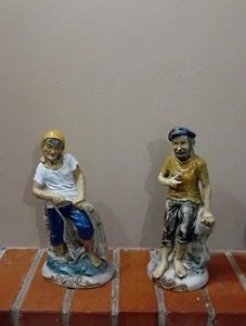 Set Marinai Porcellana/Ceramica Capodimonte Made In Italy Vintage - Foto 1 di 17