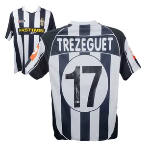 David Trezeguet Signed Juventus FC Soccer Jersey #17 with Beckett Witness - Picture 1 of 4