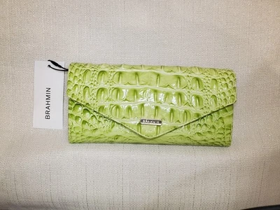 NWT Brahmin Kiwi Green Veronica Wallet And Credit Card Holder  - Image 1 of 3