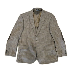 Tommy Hilfiger blazer lana quadri quadri cappotto sportivo uomo 40 toppa gomito mezzo foderato - Foto 1 di 10