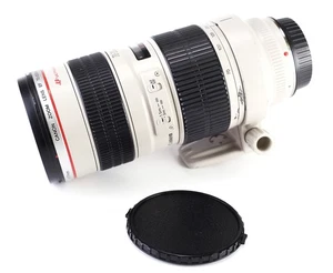 Canon EF 70-200mm F2.8 L USM Autofocus Lens & Front & Rear Lens Caps EOS DSLR - Picture 1 of 15