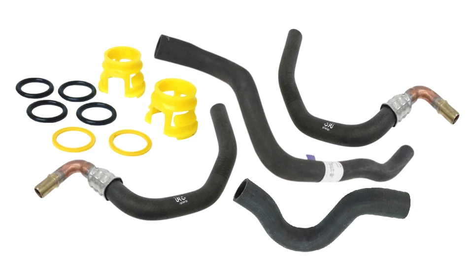 2 Lower & Upper Radiator Hoses + 2 Lower & Upper Heater Hoses & O-Ring for VOLVO - Image 1 of 1