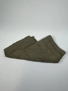 Pantalones Cortos Taylor Stitch Para Hombre Talla 36 Verde Lino Chino Preppy Informal Ligeros - Imagen 1 de 7