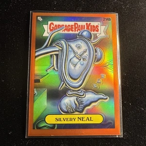 2022 Chrome Garbage Pail Kids Series 5 Orange Refractor Silvery Neal #214b /75 - Picture 1 of 2