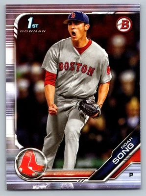 Noah Song 2019 Bowman Draft #BD-99 Boston Red Sox Baseball Card - Image 1 of 2