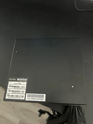 EVGA 500W 80 PLUS 100-W1-0500 Desktop Power Supply - Image 1 of 2