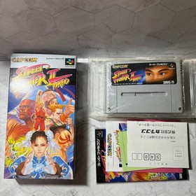 Street Fighter 2 Turbo Famicom Box Manual Japan Region