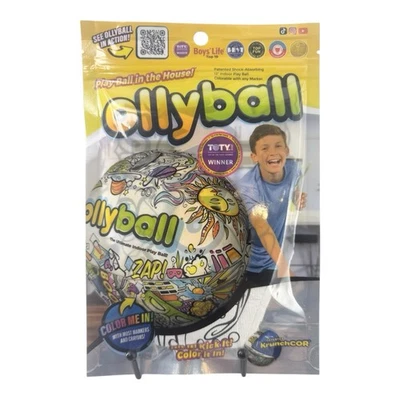 Pelota deportiva ligera segura para interiores Ollyball - diversión navideña lluvia o brillo Foto 1 de 2