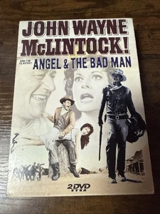 John Wayne MCCLINTOCK! ANGEL & THE BAD MAN 2 DVD BOX SET - Picture 1 of 3
