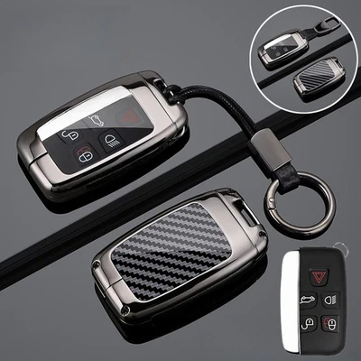 Zinc Alloy TPU Car Smart Key Case Cover For Land Rover Discovery Sport LR2 LR4 - Image 1 of 4