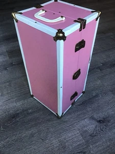 American Girl Doll Trunk Pink Vintage Chest Latches - Picture 1 of 12