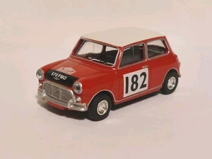 Norev 3 Inches 1/64 Mini Cooper Red Rally No. 182 New In Box - Picture 1 of 9