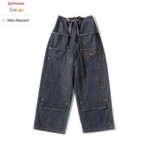 Maysaint 24SS Mens Denim Logging Cargo Pants Japan Capital Work Pants Trousers - Picture 1 of 16