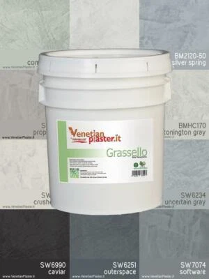 Grassello - by FirmoLux Real Venetian Plaster from Italy (gray colors) - Image 1 of 4