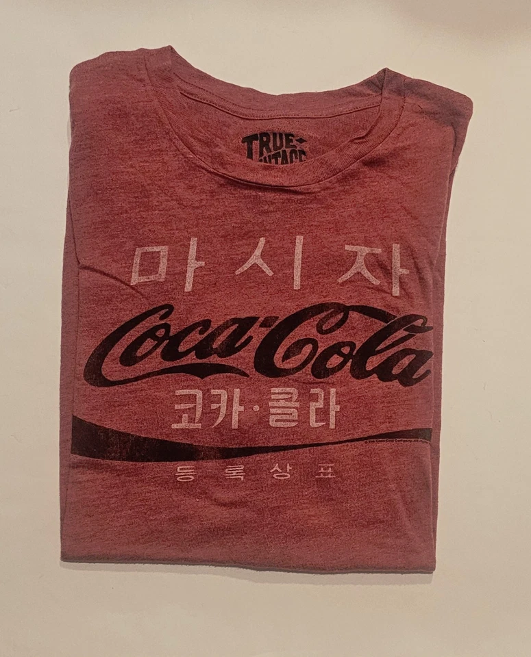 CAMISETA HOMBRE NUEVA CON ETIQUETAS TRUE VINTAGE GRÁFICA COCA-COLA -XL Foto 1 de 1