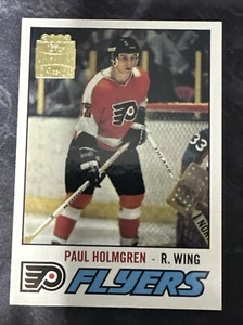 2001-02 Topps Archives Reprints 74 Paul Holmgren Philadelphia Flyers - Picture 1 of 2