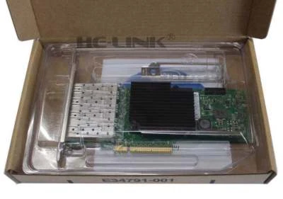 New OEM NEW X710-DA4 4-Port SSP PCIe 3.0 x8 10Gbps Ethernet Network Card- - Image 1 of 4