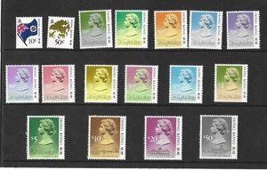 E8956 CHINA HONG KONG 1987 DEFINITIVE STAMPS ALL MINT IN FOLDER BOOKLET - Picture 1 of 3