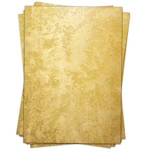 50 Blatt Briefpapier Set A4 Weihnachten Papier Bastelpapier Motiv Gold Look 