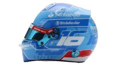 Casque Ferrari #16 Charles Leclerc Miami GP 2024 1:5 LSHEL002 looksmart - Photo 1/4