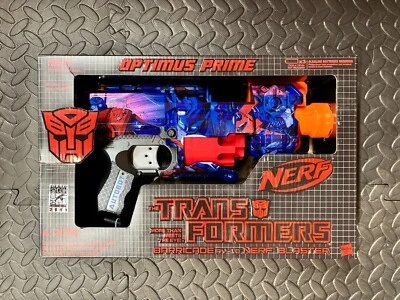 Nerf Transformers N-Strike Autobot Optimus Prime Blaster SDCC 2011 Hasbro NUEVO Foto 1 de 3