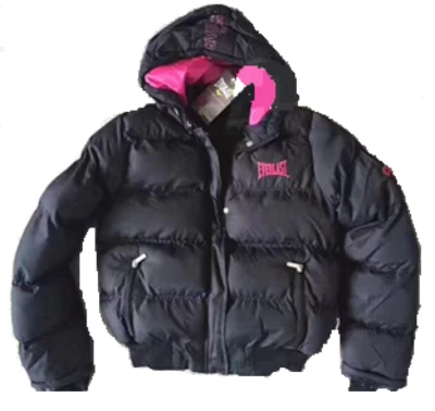 EVER LAST GIRLS WINTER COAT WARM PUFFER JACKET PINK BLACK WHITE Girl's SIZE 8-18 - Image 1 of 4