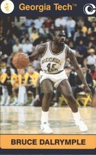 1991 Georgia Tech Collegiate Collection Multi-Sport Card #134 Bruce Dalrymple BK