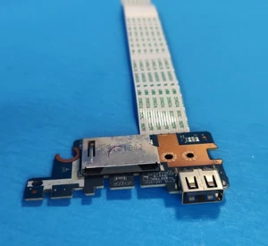 HP 15-BS 15-BW 255 G6 Laptop USB 2.0 Port SDCard Reader LED Board w/Ribbon Cable - Picture 1 of 3
